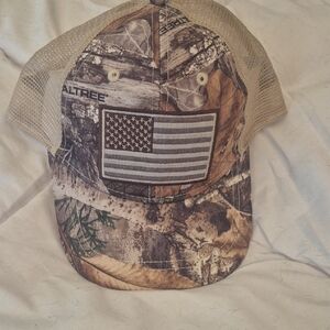 NFINITY Beige Mesh Trucker Hat